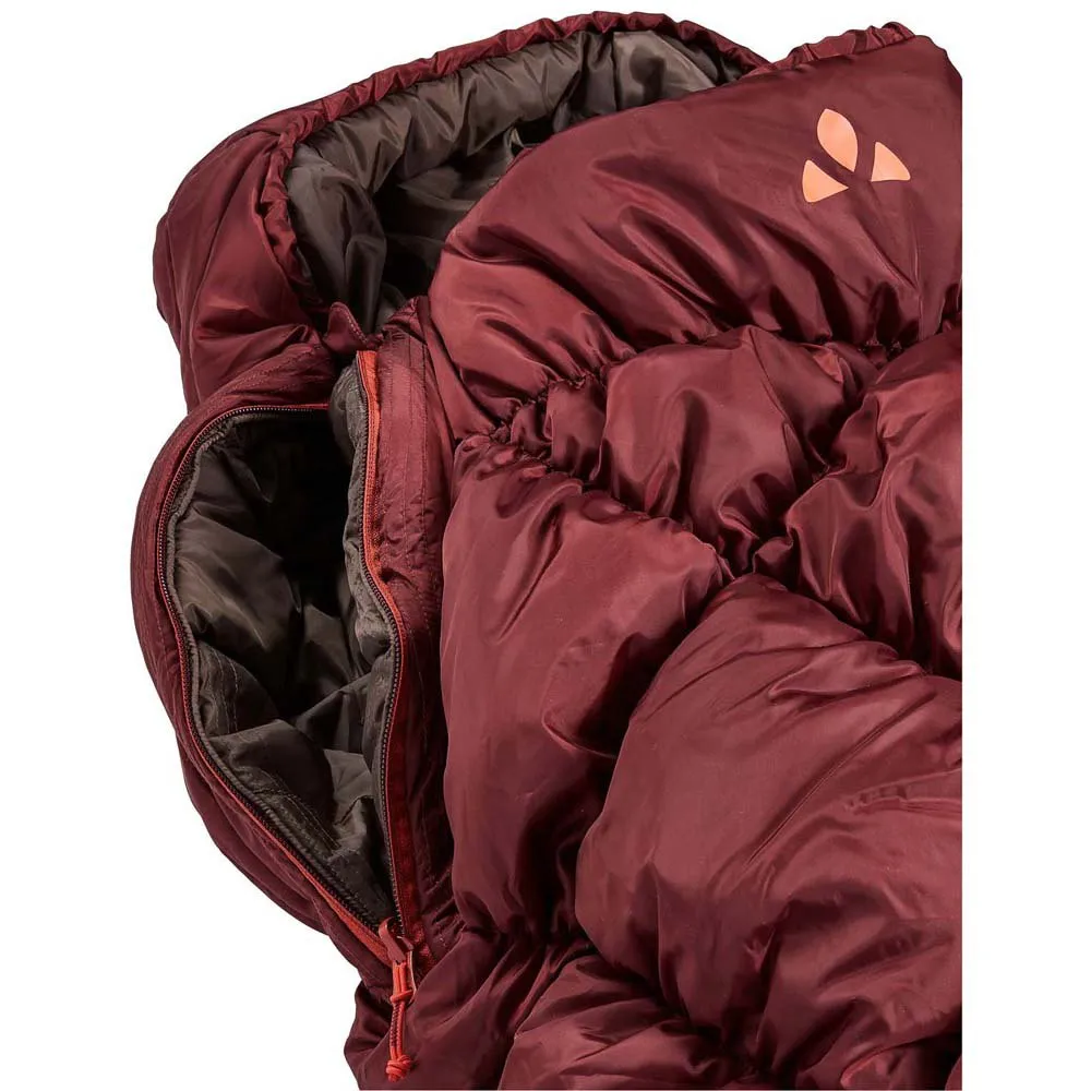 Vaude Meglis 300 Syn Sovepose, Dark cherry, Left Zipper Vaude Meglis 300 Syn Sovepose, Dark cherry, Left Zipper
