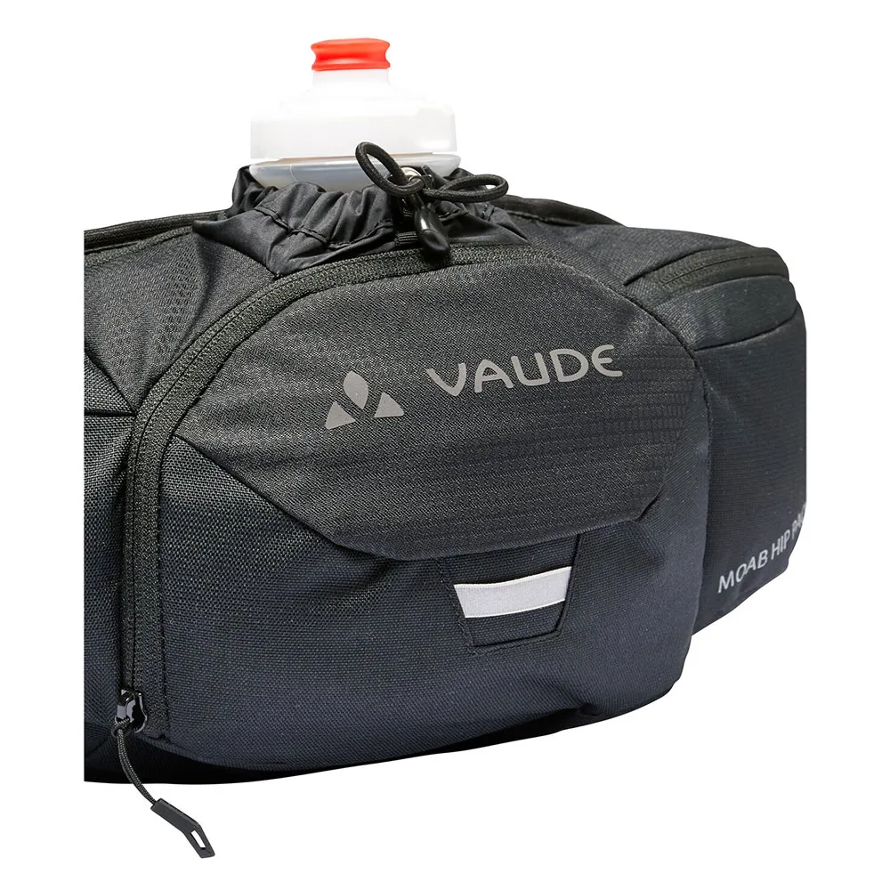 Vaude Moab Hip Pack 4 Midjeveske, Black, One Size Vaude Moab Hip Pack 4 Midjeveske, Black, One Size
