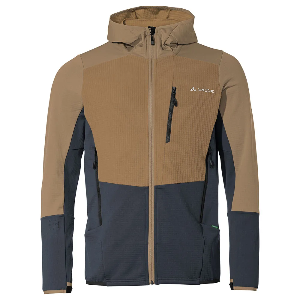 Vaude Monviso Grid Fleecejakke Med Hette