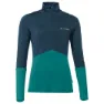 Vaude Monviso Wool Halv Glidelås Langarmet T-skjorte