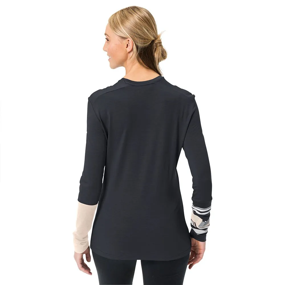 Vaude Monviso Wool Langarmet T-skjorte