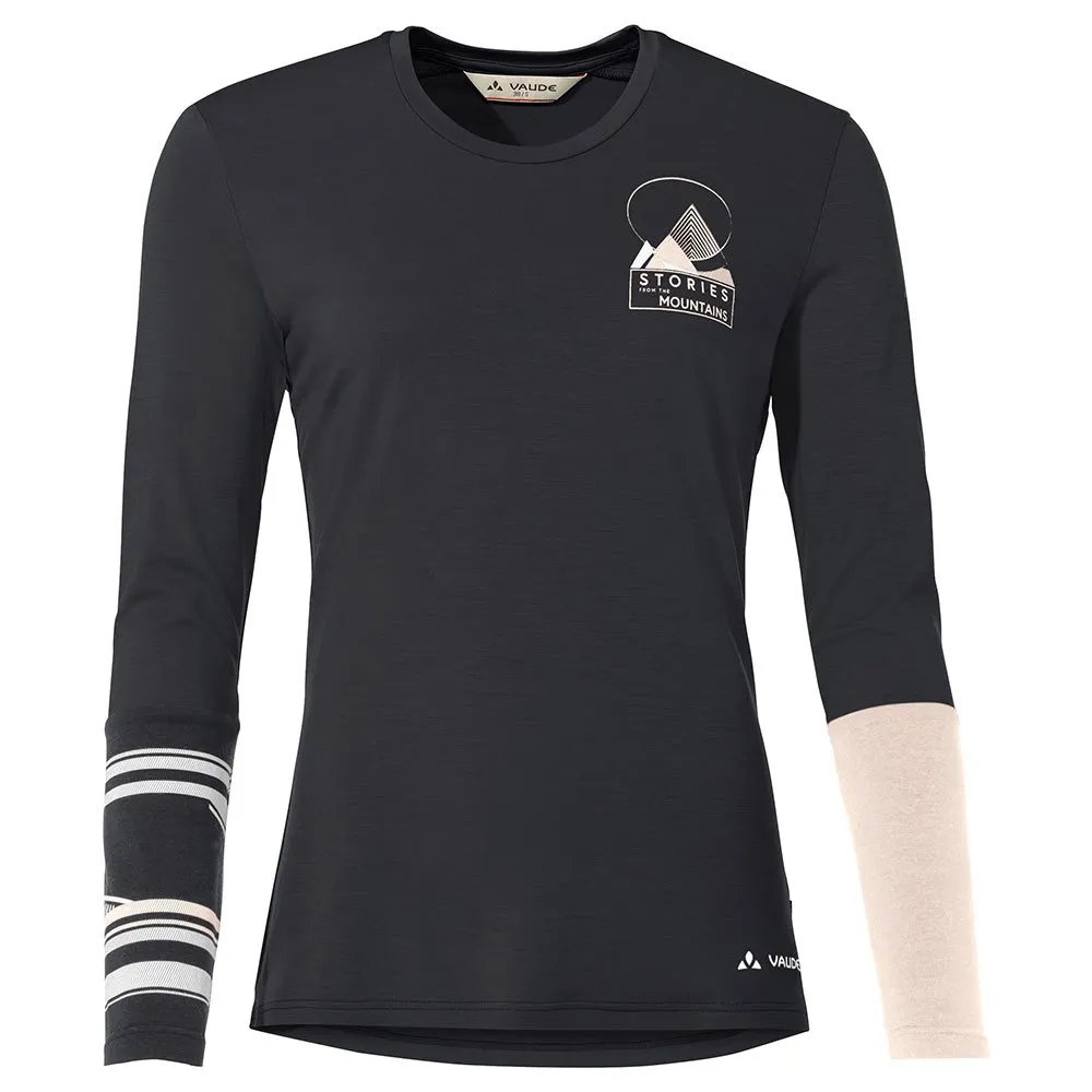 Vaude Monviso Wool Langarmet T-skjorte
