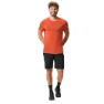 Vaude Sesvenna Vest Kortarmet T-skjorte, Glowing red / green
