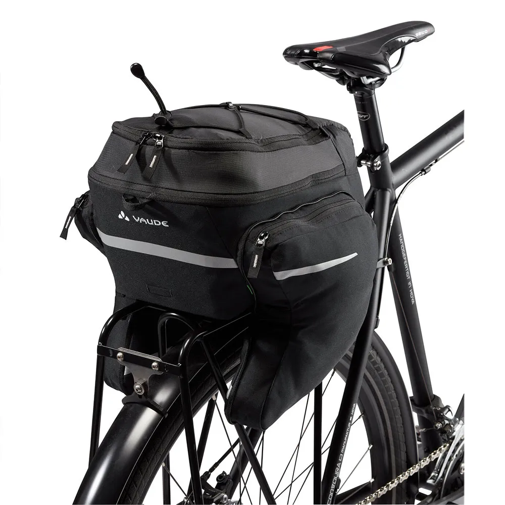 Vaude Silkroad Plus I-rack 16l Sykkelveske, Black, One Size Vaude Silkroad Plus I-rack 16l Sykkelveske, Black, One Size