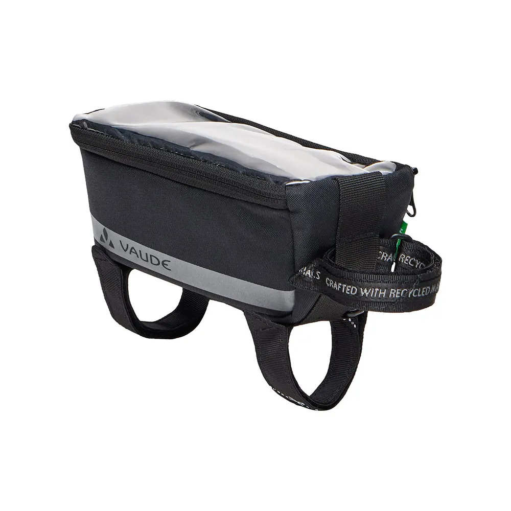 Vaude Top Tube Phone Rammeveske, Black, One Size Vaude Top Tube Phone Rammeveske, Black, One Size