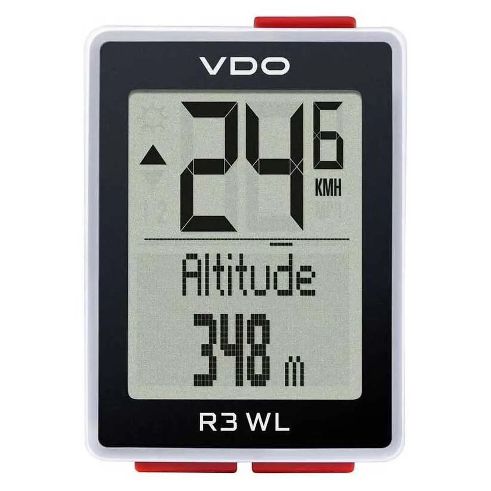 VDO R3 Wireless Sykkelcomputer, Black, One Size