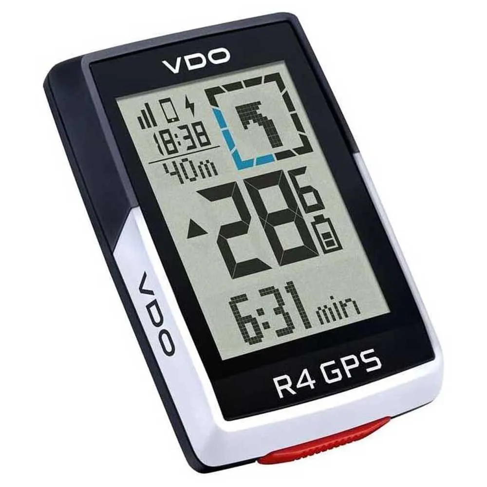 VDO R4 Gps Sykkelcomputer, Black, One Size