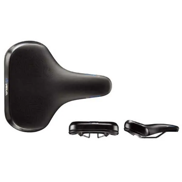 Velo F32-01 Comfort Sykkelsete, Black, 257mm