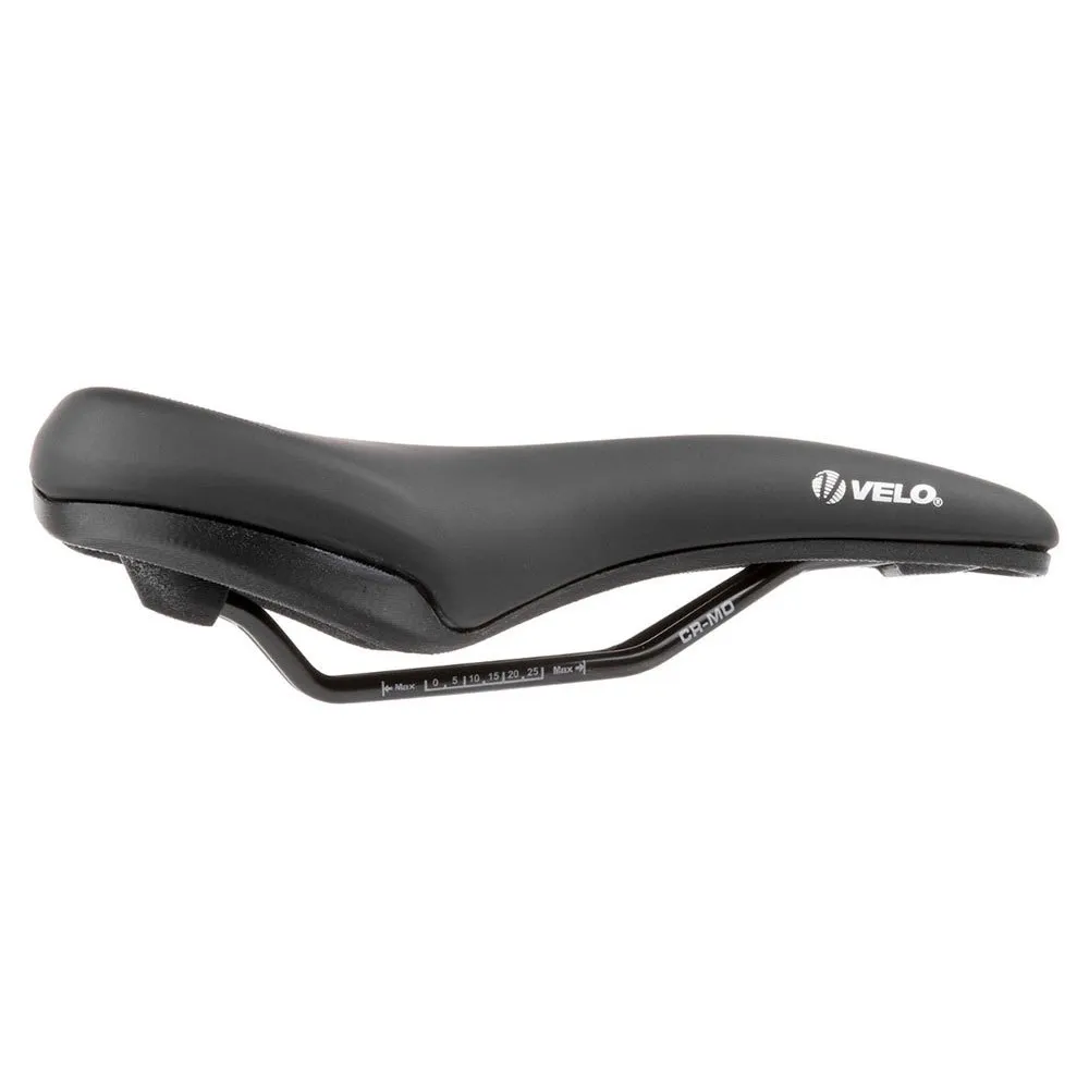 Velo Fit E1 M Sykkelsete, Black, 190mm