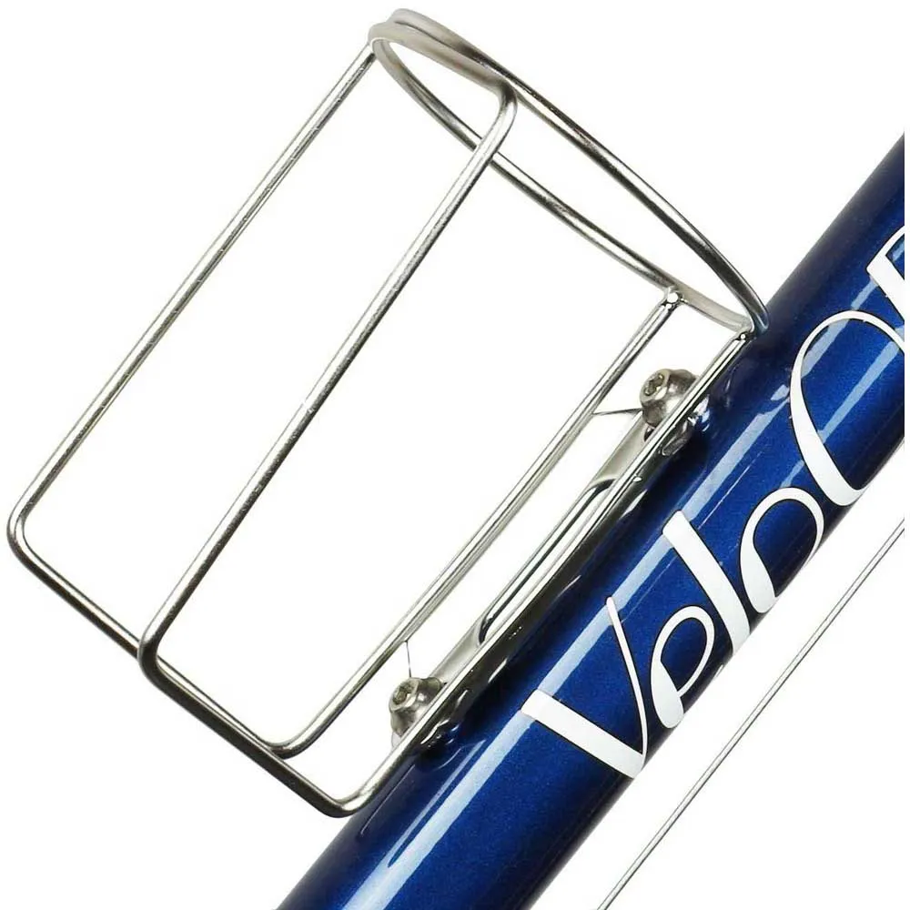 Velo Orange Retro Mkii Flaskeholder, Polished, One Size Velo Orange Retro Mkii Flaskeholder, Polished, One Size