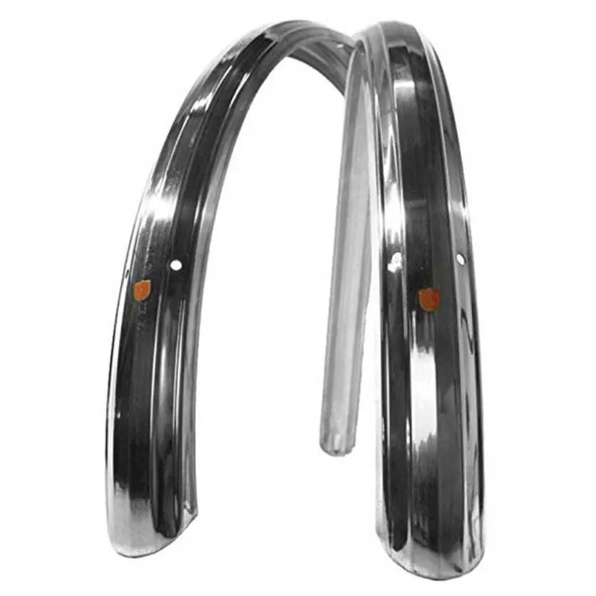Velo Orange Zeppelin 52mm Skjermsett, Silver, 650B