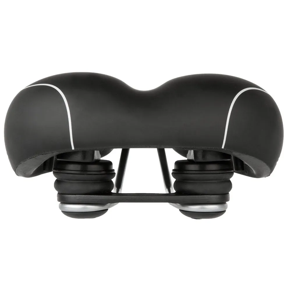 Velo Plush Elasto Sykkelsete, Black, 211mm