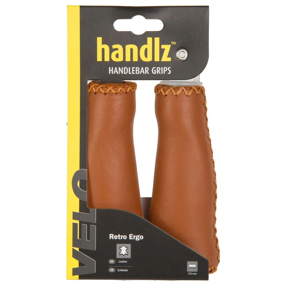 Velo Retro Ergo Håndtak, Brown, 135mm