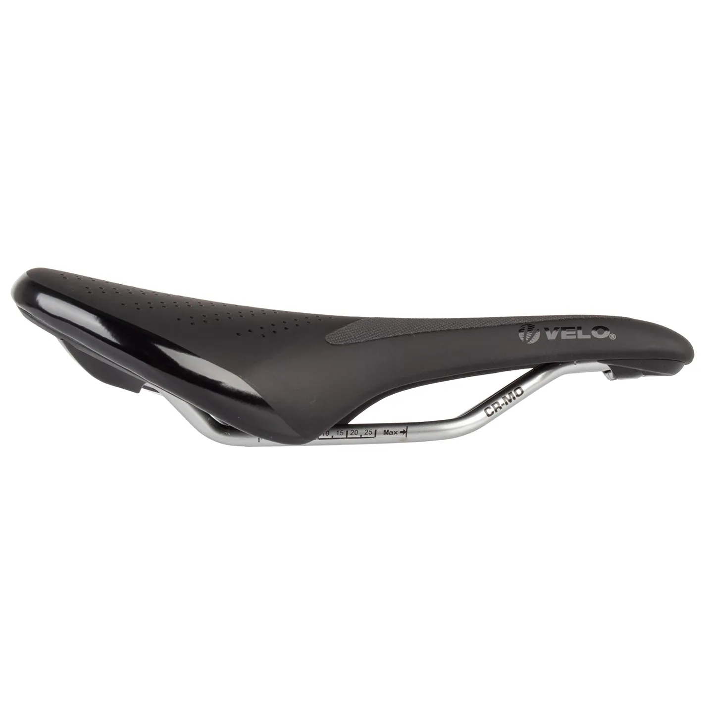 Velo Shorty Sport Racing Sykkelsete, Black, 155mm