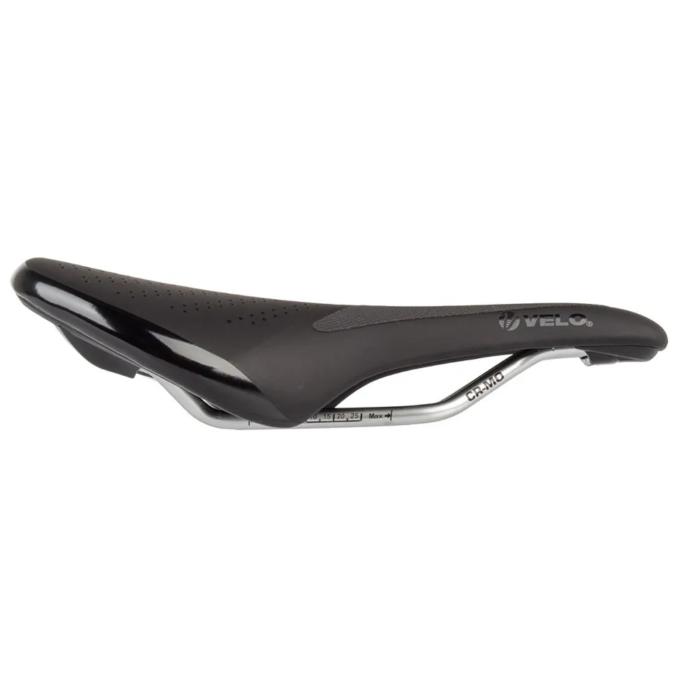 Velo Shorty Sport Racing Sykkelsete, Black, 155mm