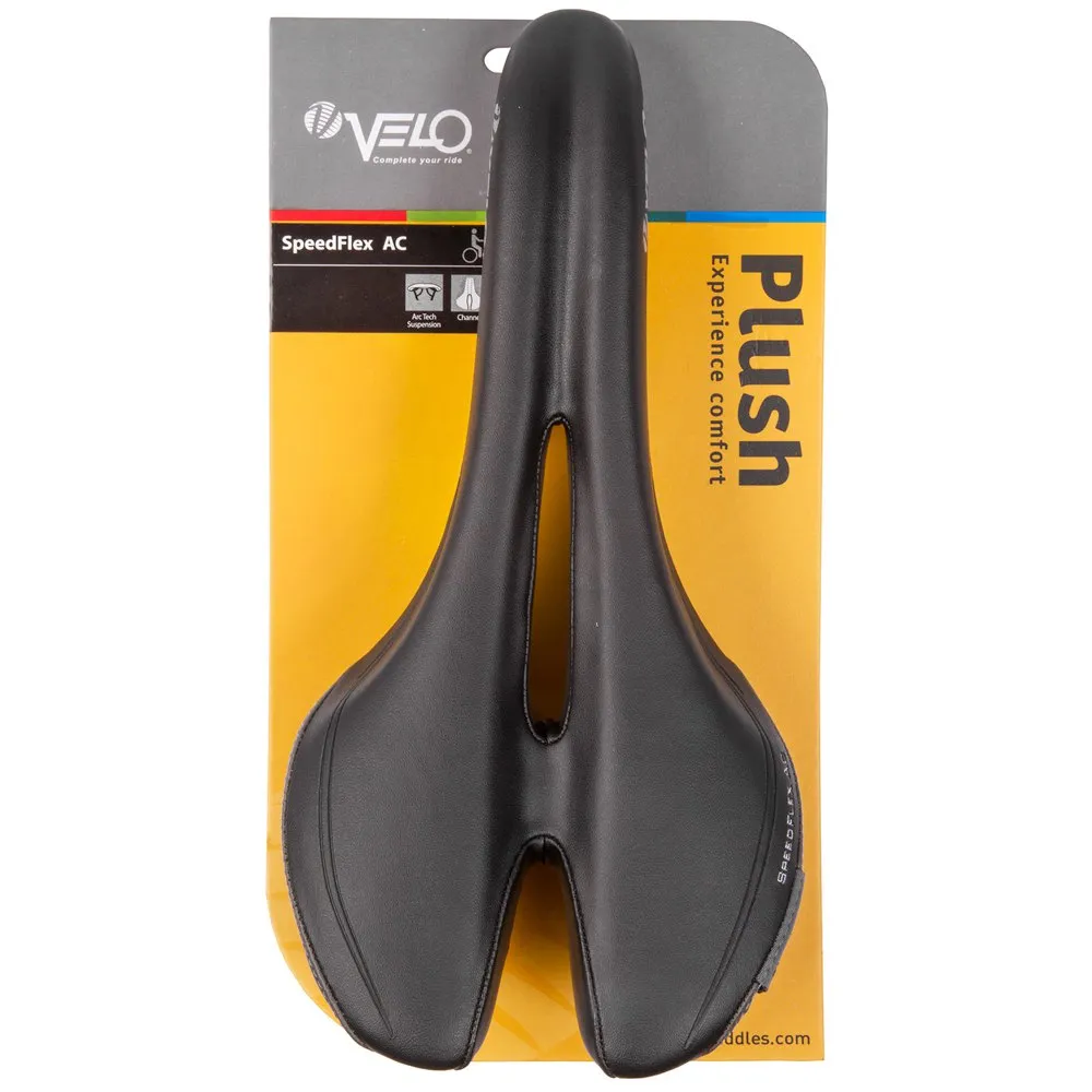 Velo Speedflex Ac Sykkelsete, Black, 130mm