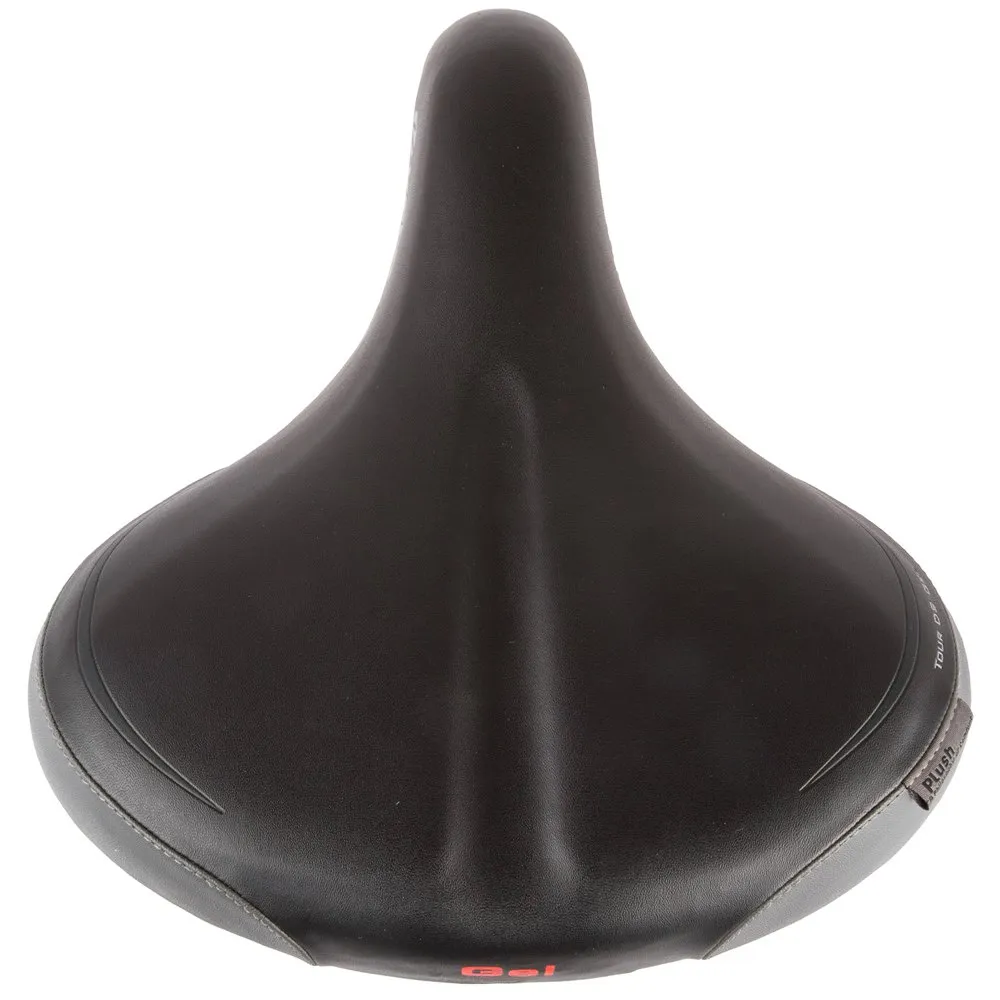 Velo Tour Ds Gel Sykkelsete, Black / grey, 255mm