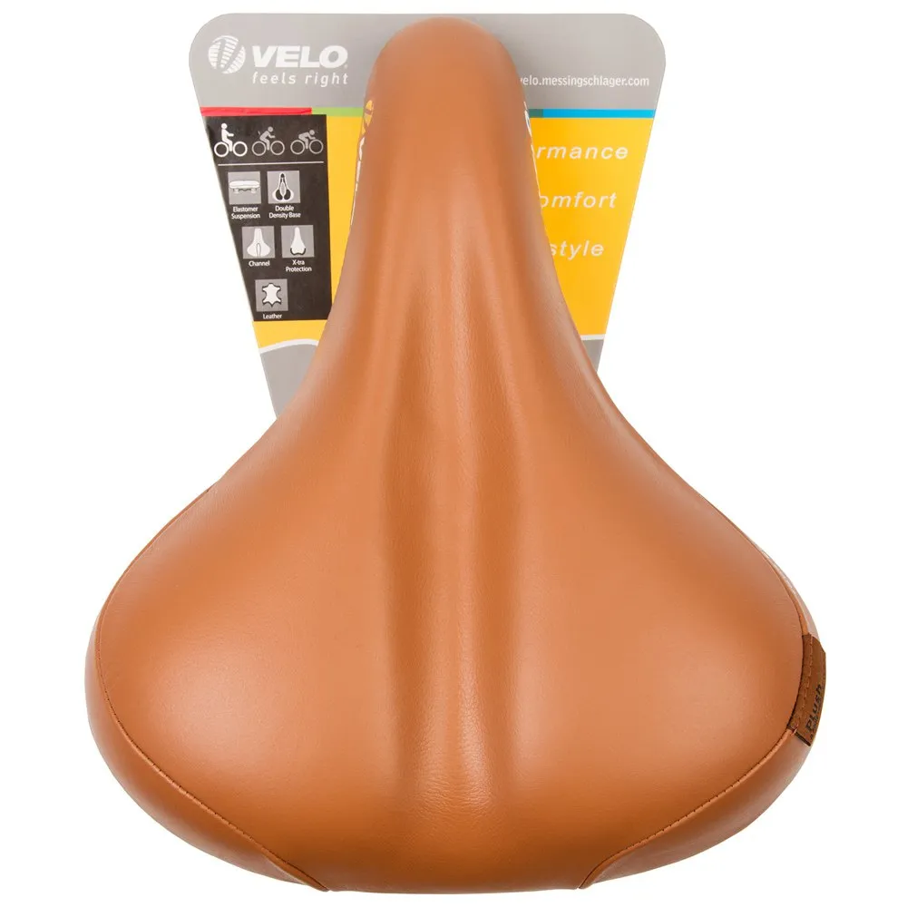 Velo Tour Ela Gen Sykkelsete, Brown, 220mm