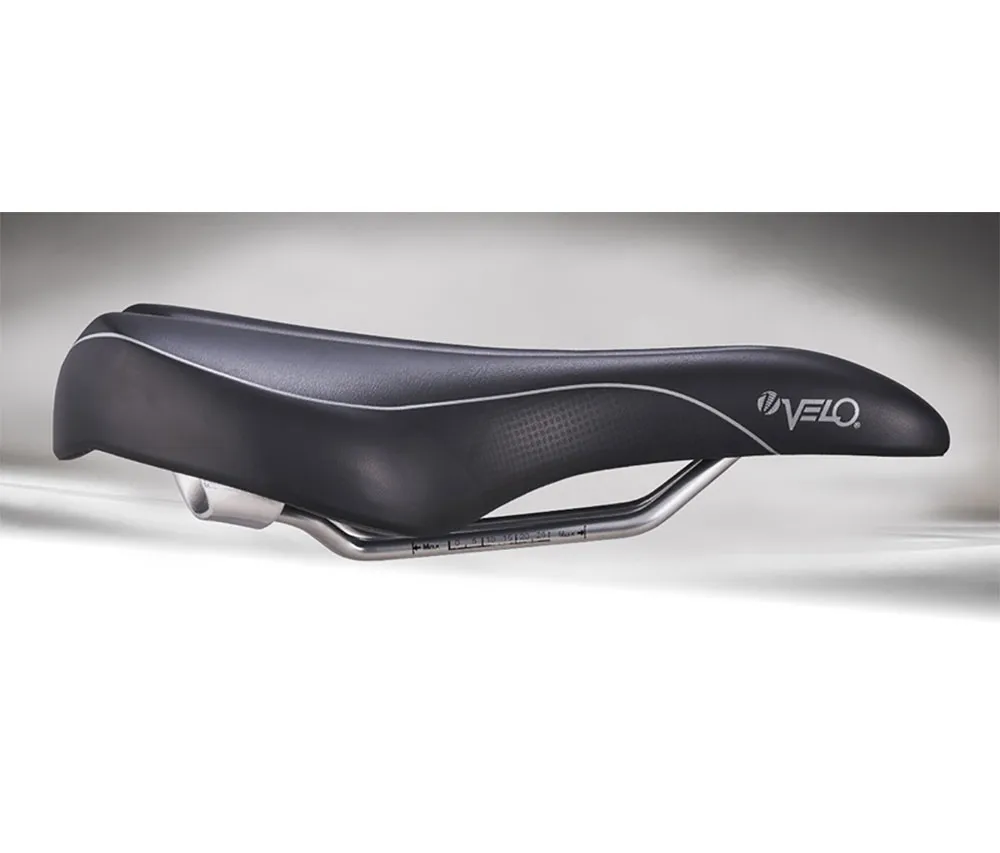 Velo Vwb O 199 D1 V-foam Sykkelsete, Black, 270mm