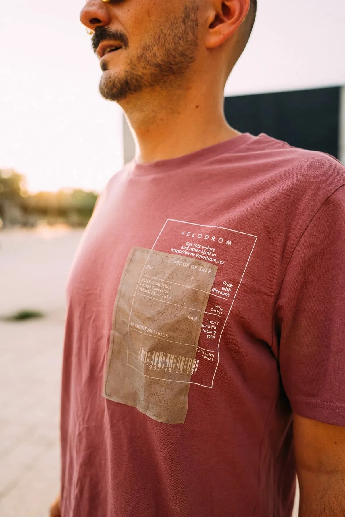Velodrom VCC Casual Tshirt Ticket Patch Velodrom VCC Casual Tshirt Ticket Patch