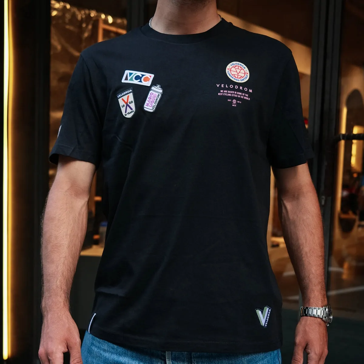 Velodrom VCC VELODROM Multi Patch Tshirt SS24