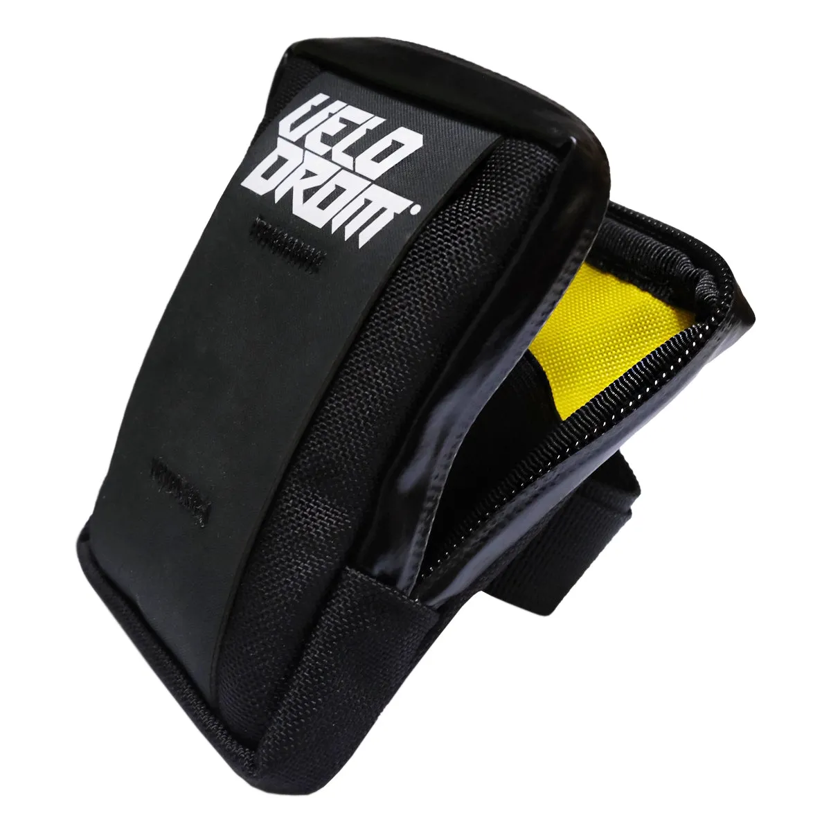 Velodrom VCC VELODROM RaceDay by Cordel Compact Road Saddle Bag, Black/white graphic Velodrom VCC VELODROM RaceDay by Cordel Compact Road Saddle Bag, Black/white graphic