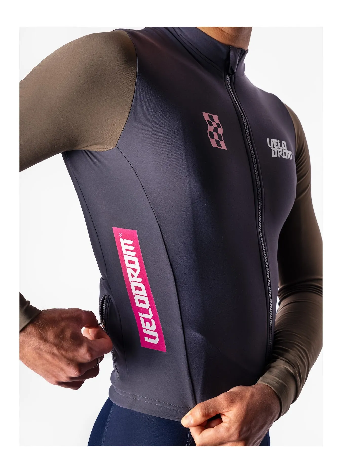 Velodrom VCC VELODROM RaceDay Thermal Long Sleeve Jersey Velodrom VCC VELODROM RaceDay Thermal Long Sleeve Jersey