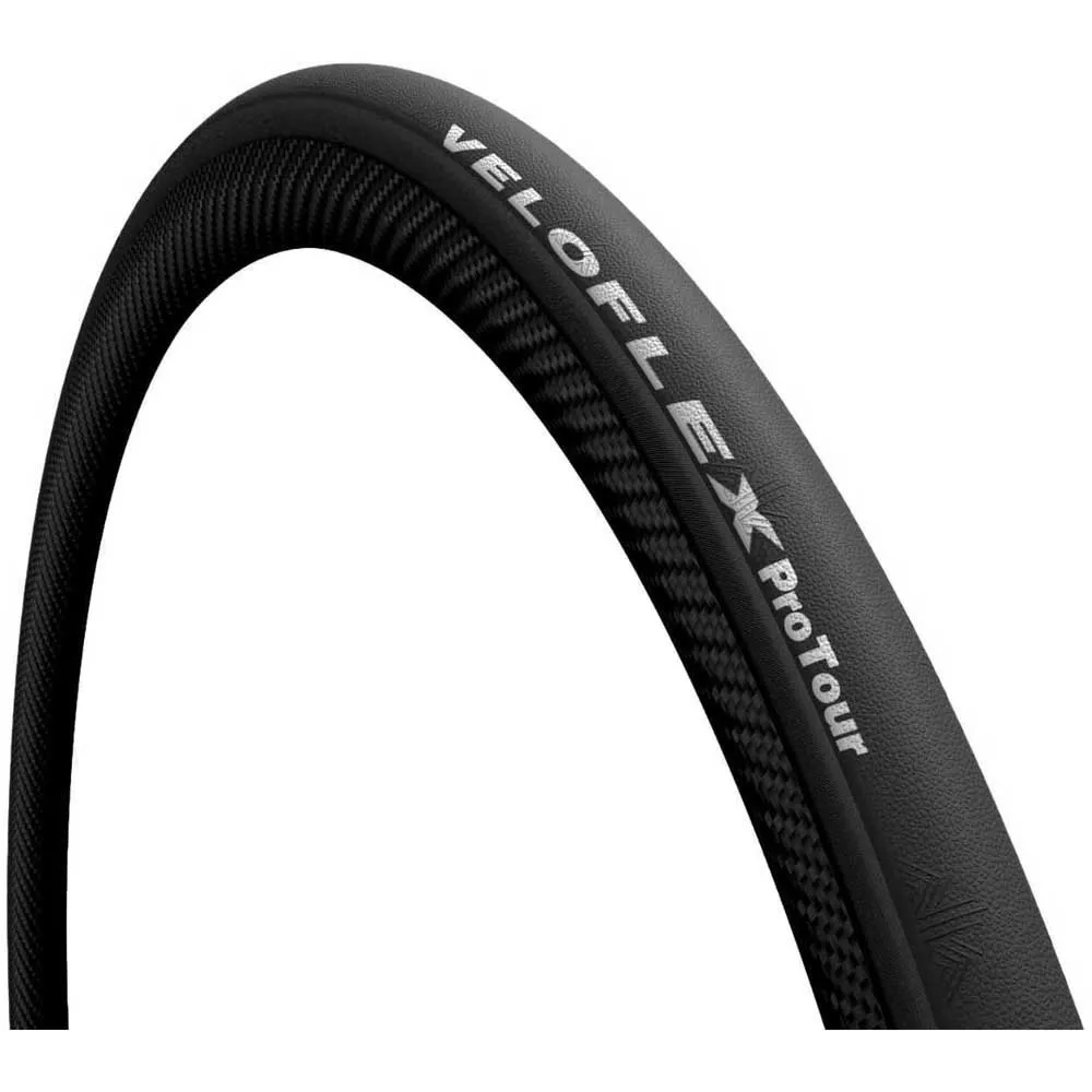 Veloflex Protour Tubular 700c X 25 Stiv Racerdekk, Black, 700C x 25, Sykkeldekk Veloflex Protour Tubular 700c X 25 Stiv Racerdekk, Black, 700C x 25, Sykkeldekk
