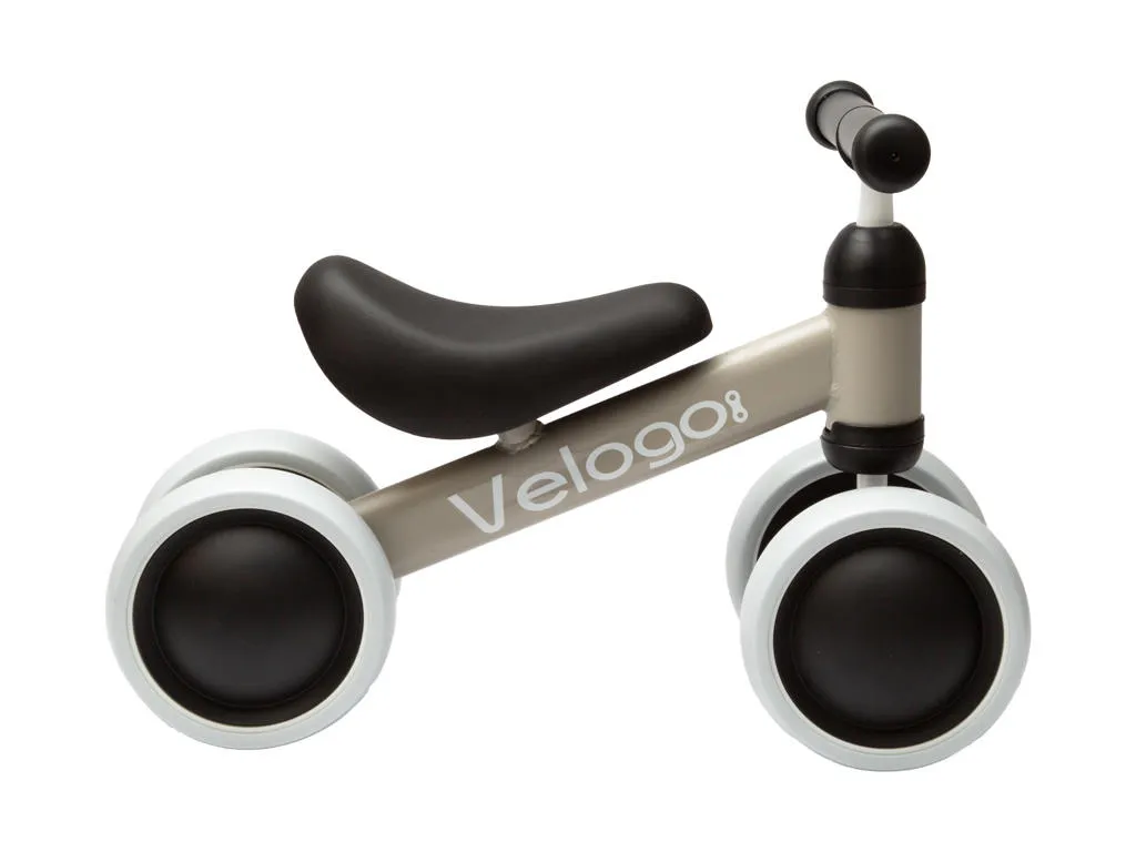 Velogo løpoesykkel fra 1 år 4 hjul lys, Barnesykkel