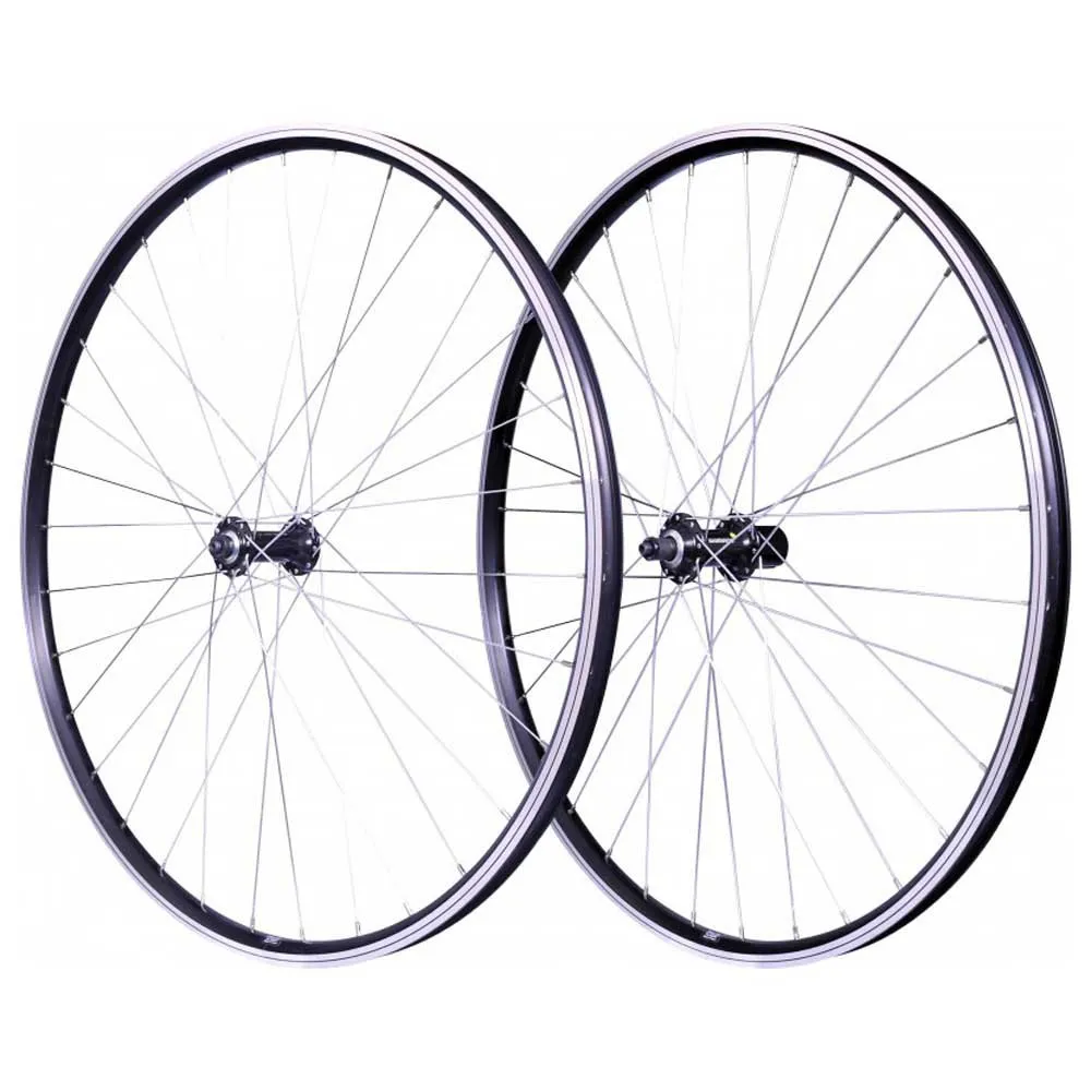 VELOX Mach1 Er10 Shimano Tx500 27.5´´ Terrengsykkel Forhjul, Black, 9 x 100mm VELOX Mach1 Er10 Shimano Tx500 27.5´´ Terrengsykkel Forhjul, Black, 9 x 100mm