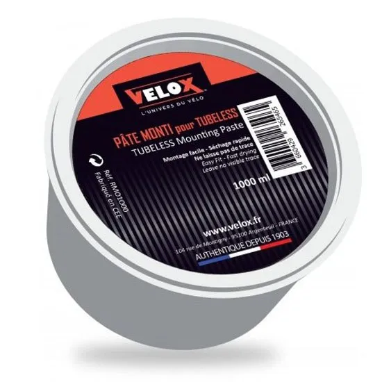 VELOX Tubeless Monteringspasta 1000ml, White / black, One Size VELOX Tubeless Monteringspasta 1000ml, White / black, One Size