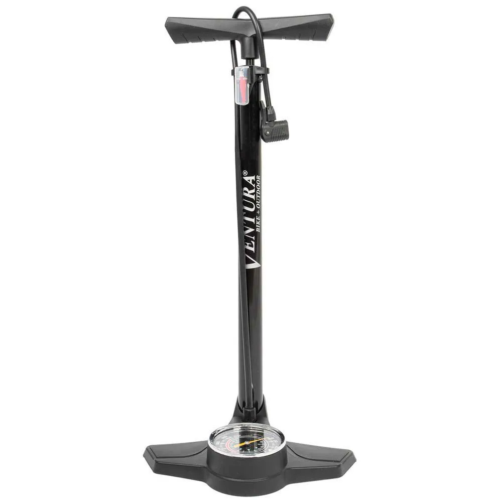 Ventura Bike+Outdoor Metal Sykkelpumpe, Black, 120psi Ventura Bike+Outdoor Metal Sykkelpumpe, Black, 120psi