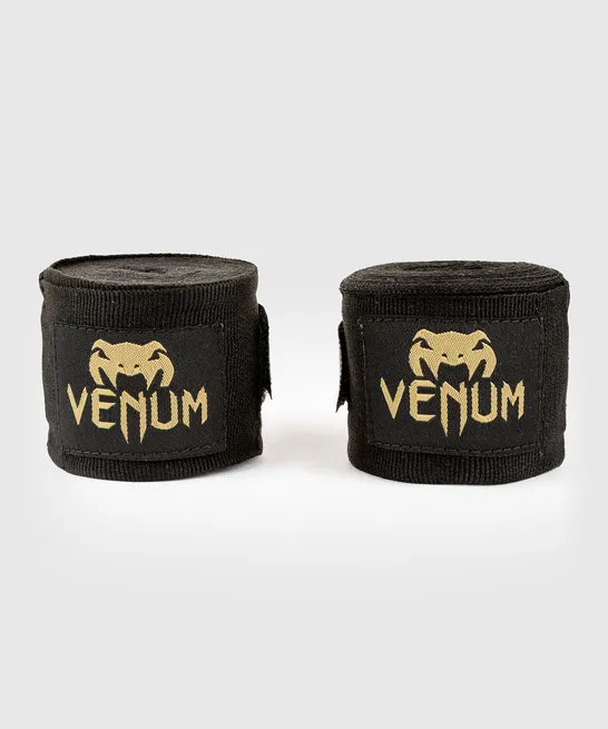 Venum Kontact Boksebandasje, Svart/guld, One Size