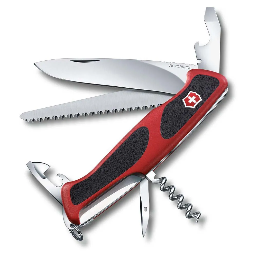Victorinox Ranger 55 Grip Multiverktøy, Red / black, 130mm