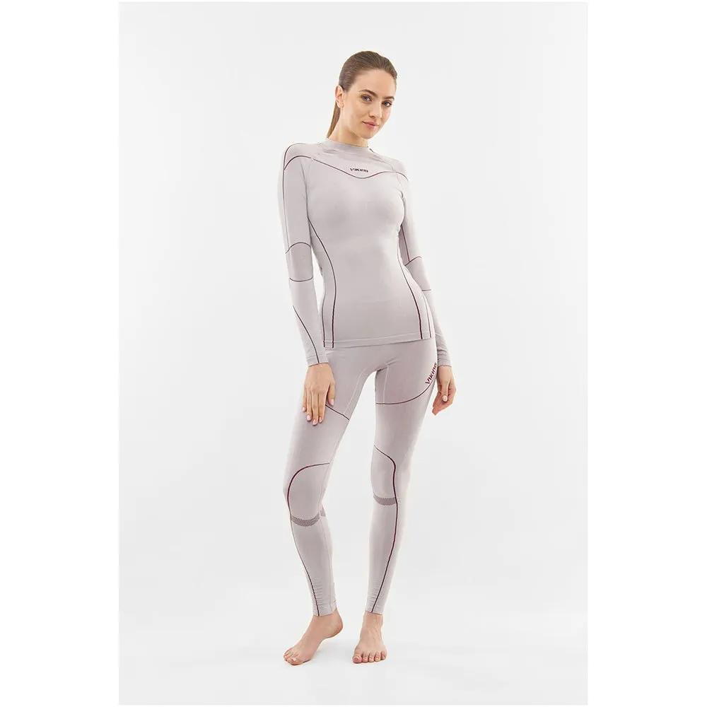 Viking Gaja Turtle Neck Basislagsett, Grey