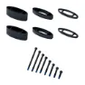 Vision Armest Stack Avstandsstykker, Black, One Size