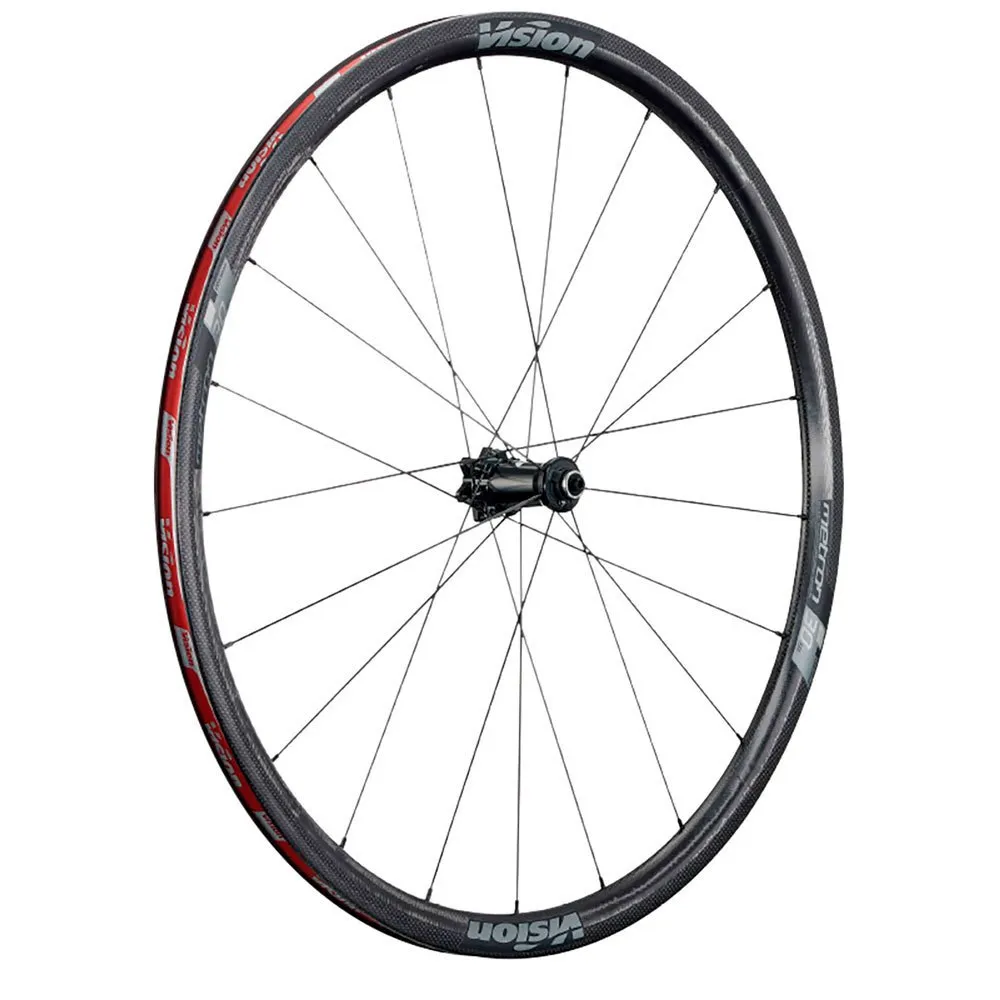 Vision Metron 30 Sl Landeveishjulsett, Black, 15 x 100 / 12 x 142mm, Shimano/Sram HG