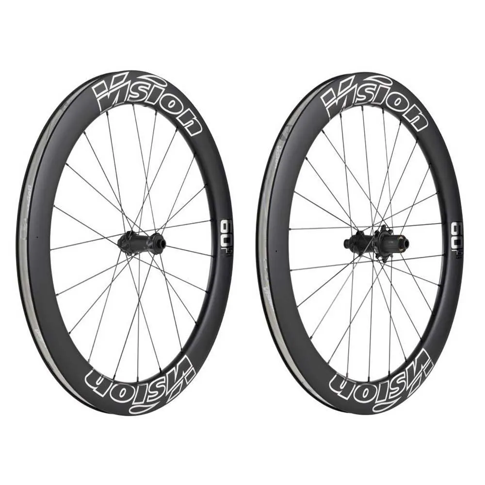 Vision Metron 60 Sl Cl Disc Tubeless B5 Landeveishjulsett, Silver, 12 x  x 100/12 x 142mm, Sram XDR