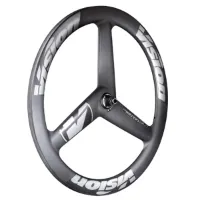 Vision Metron A9 Cl Disc Tubular Qr 3 Spoke Forhjul For Landeveissykkel