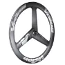 Vision Metron A9 Cl Disc Tubular Qr 3 Spoke Forhjul For Landeveissykkel, Black, 12 x 100mm