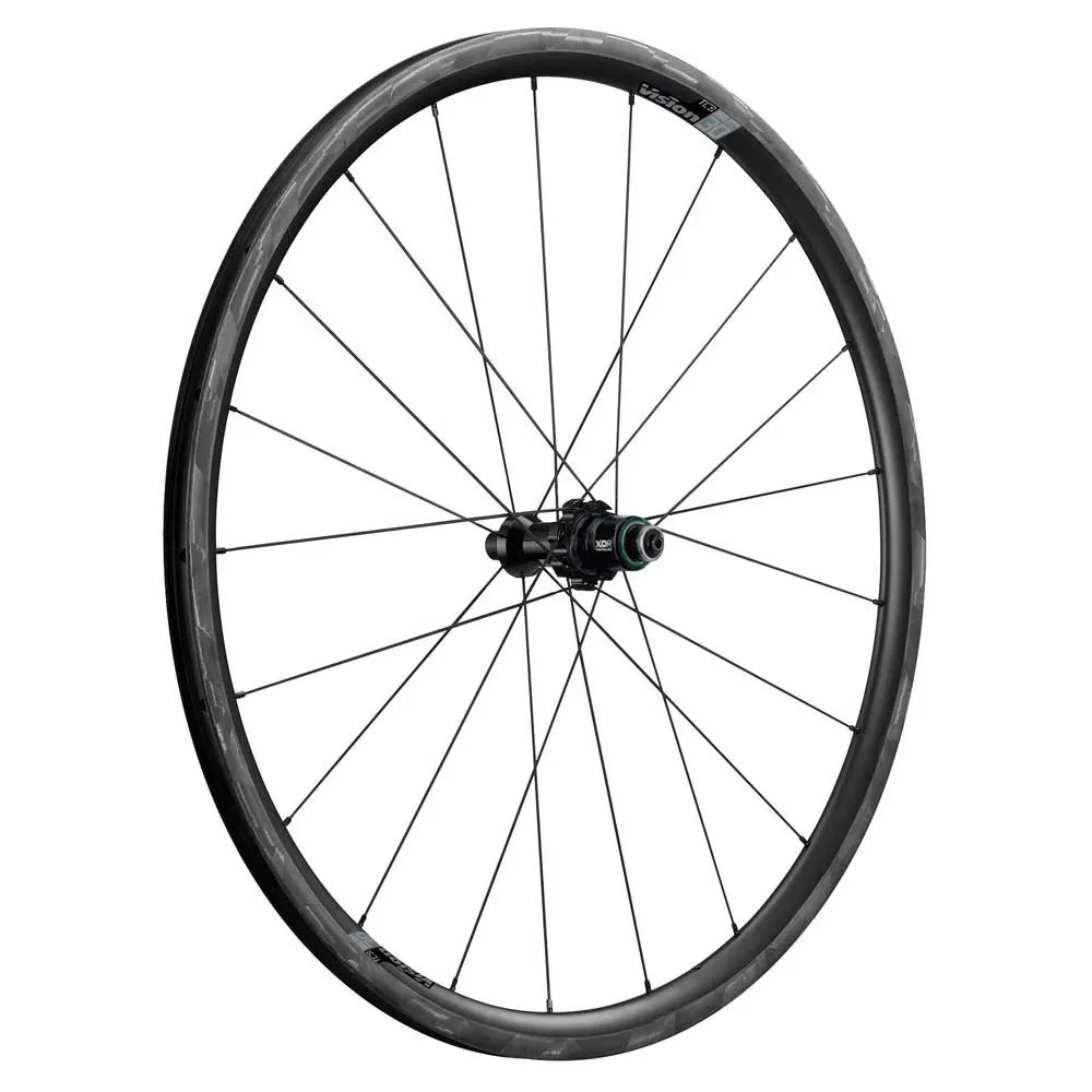 Vision Sc 30 Carbon Disc Tubeless Landeveishjulsett, Black, 9 x 100 / 9 x 135mm, Shimano/Sram HG