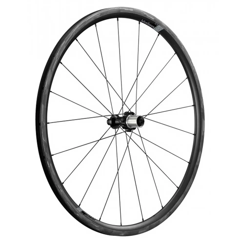 Vision Sc 30 Carbon Disc Tubeless Landeveishjulsett, Black, 9 x 100 / 9 x 135mm, Shimano/Sram HG
