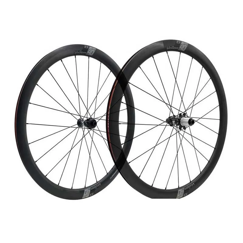 Vision Sc40 Db B2 Cl Disc Landeveishjulsett, Black, 13 x 100 / 12 x 142mm, Shimano/Sram HG Vision Sc40 Db B2 Cl Disc Landeveishjulsett, Black, 13 x 100 / 12 x 142mm, Shimano/Sram HG