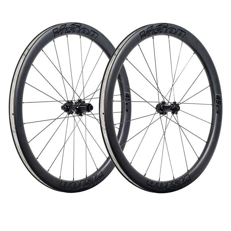 Vision Sc45 Cl Disc Tubeless Landeveishjulsett Refurbished, Black, 12 x 100 / 12 x 148mm Vision Sc45 Cl Disc Tubeless Landeveishjulsett Refurbished, Black, 12 x 100 / 12 x 148mm