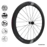 Vision Sc55 Cl Disc Tubeless Landeveishjulsett, Black, 12 x 100 / 12 x 148mm, Shimano/Sram HG