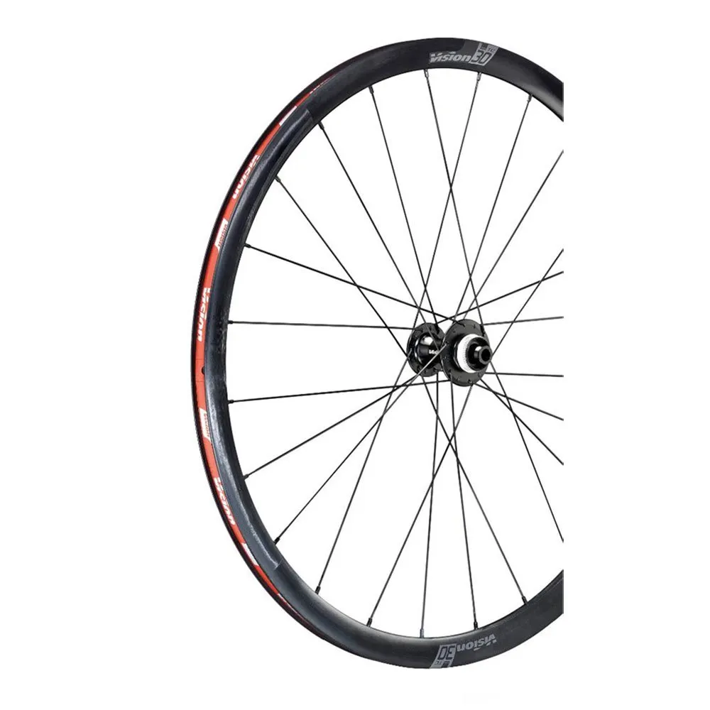 Vision Team 30 Cl Disc Landeveissykkelens Bakhjul Refurbished, Black- llanta trasera, 12 x 100 / 12 x 142mm