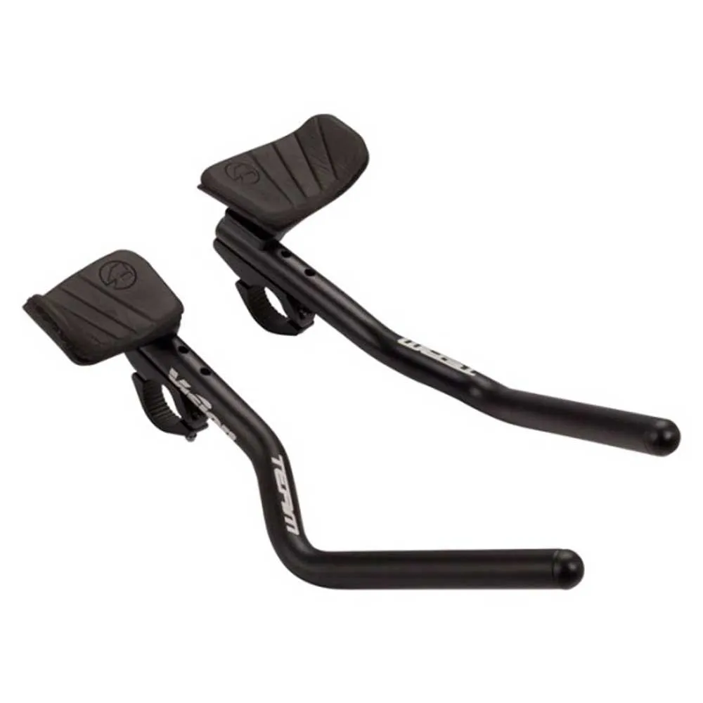 Vision Team Adjustable Clip On J-bend Aerostenger, Black, 230-270mm