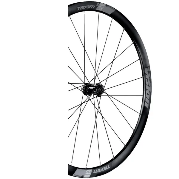 Vision Team35 Cl Disc Tubeless B2 Landeveishjulsett, Black, 12 x 100 / 12 x 142mm, Sram XDR Vision Team35 Cl Disc Tubeless B2 Landeveishjulsett, Black, 12 x 100 / 12 x 142mm, Sram XDR