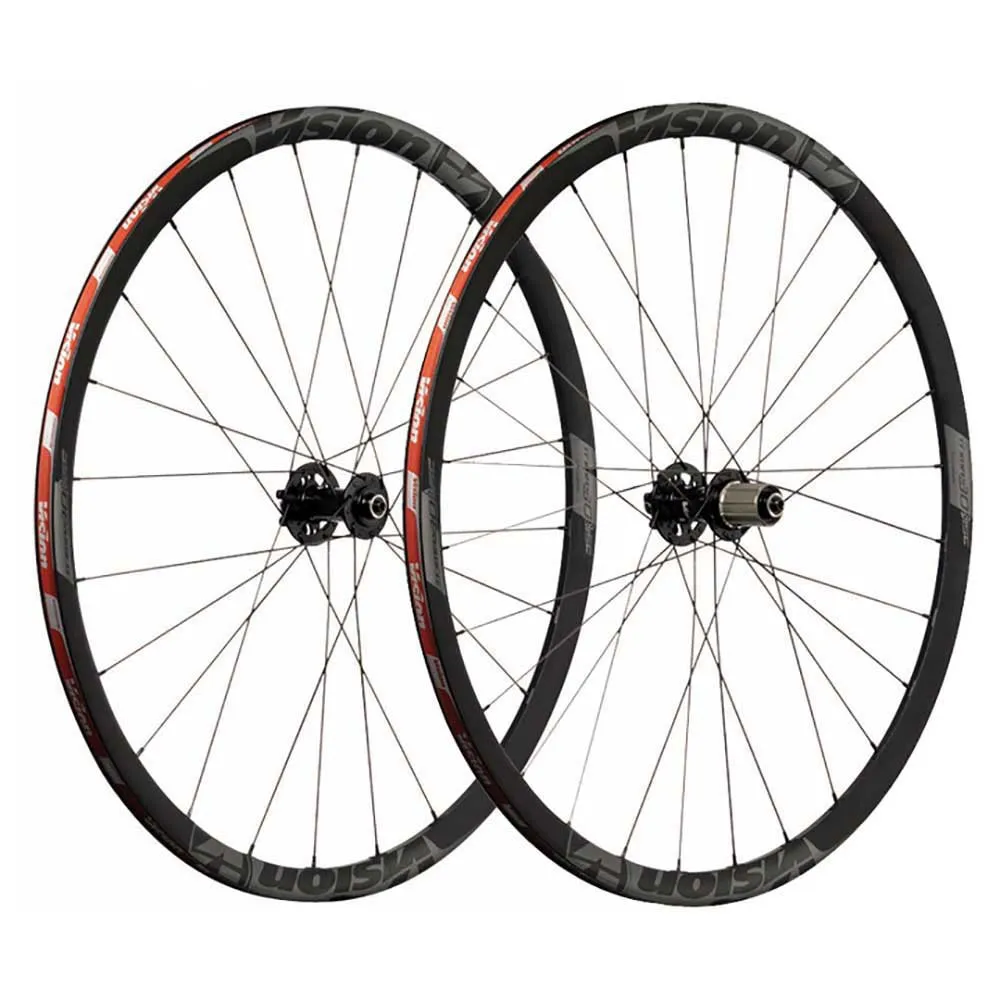 Vision Trimax 30 Disc Centerlock Hjulsett For Grussykkel, Black, 9 x 100 / 10 x 130mm, Shimano Micro Spline