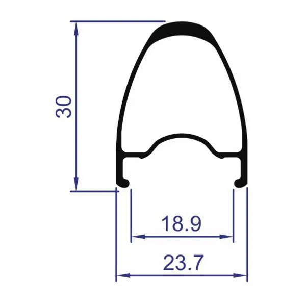Vision Trimax 30 Disc Centerlock Hjulsett For Grussykkel, Black, 9 x 100 / 10 x 130mm, Shimano Micro Spline